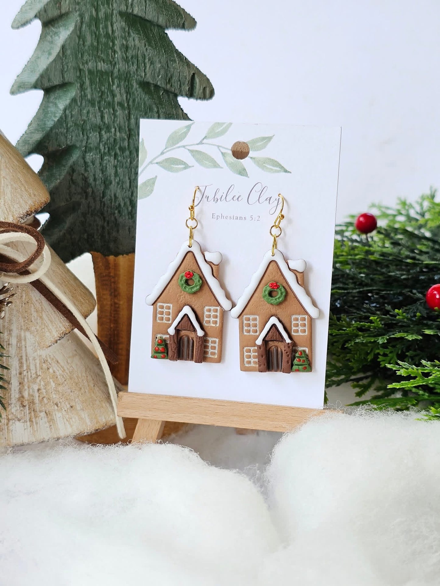 Jubilee Clay Dangle Earrings