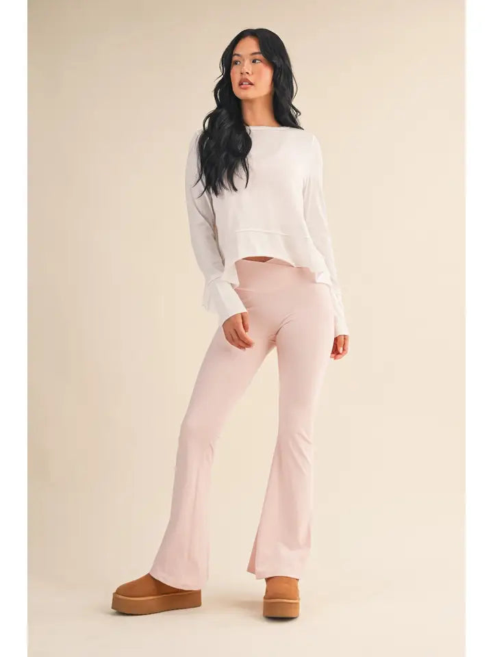 Cotton Slub Long Sleeve Layering Top