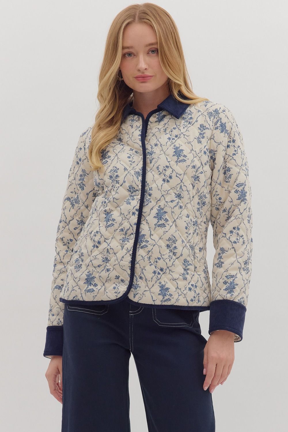 Blue Willow Quilted Jacket