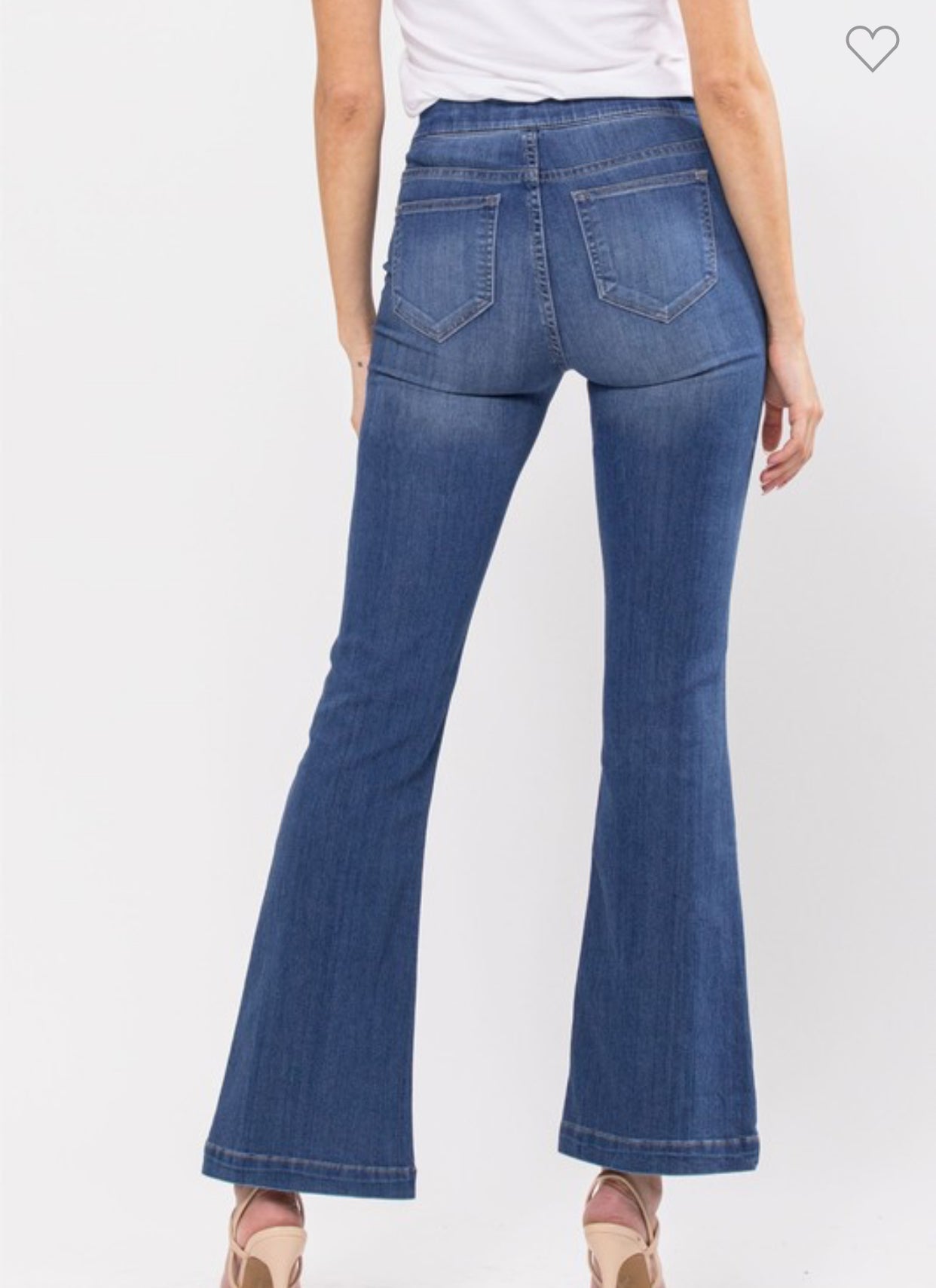 Cello Medium Wash Flare Jegging