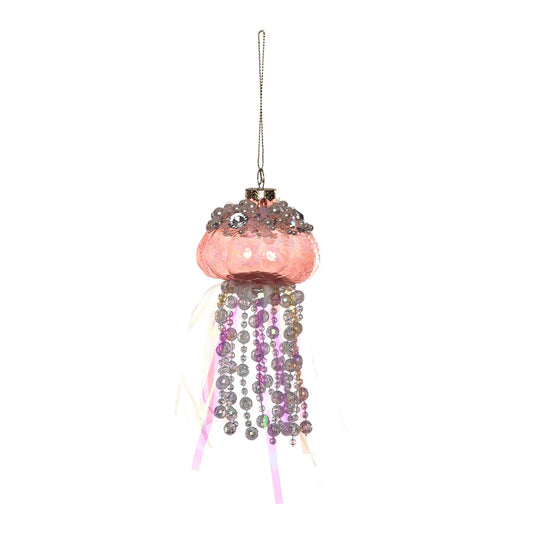 Glass Jellyfish Ornaments