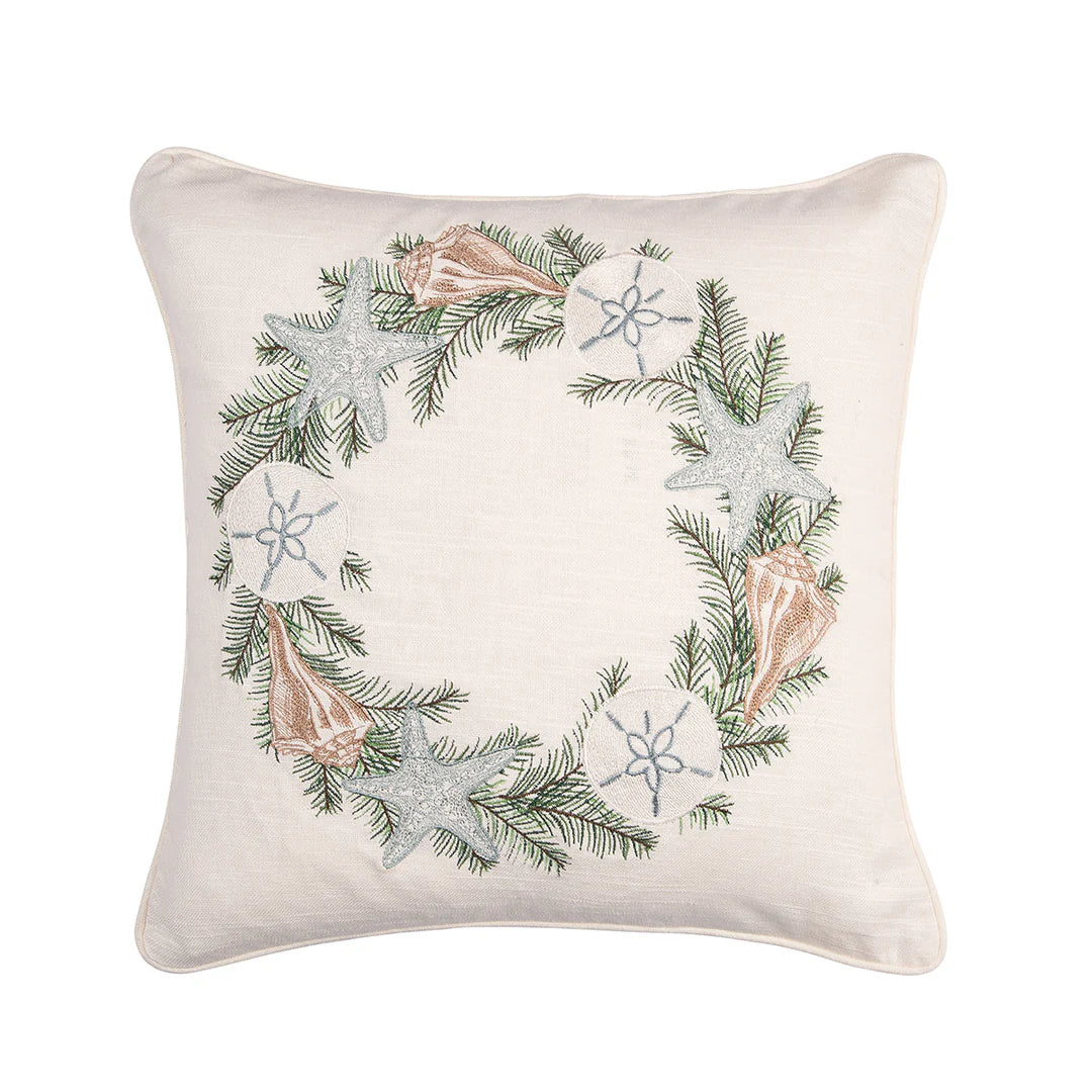Shell Wreath Pillow