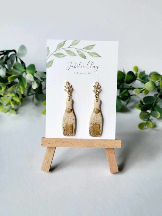 Bubbly Champagne Earrings