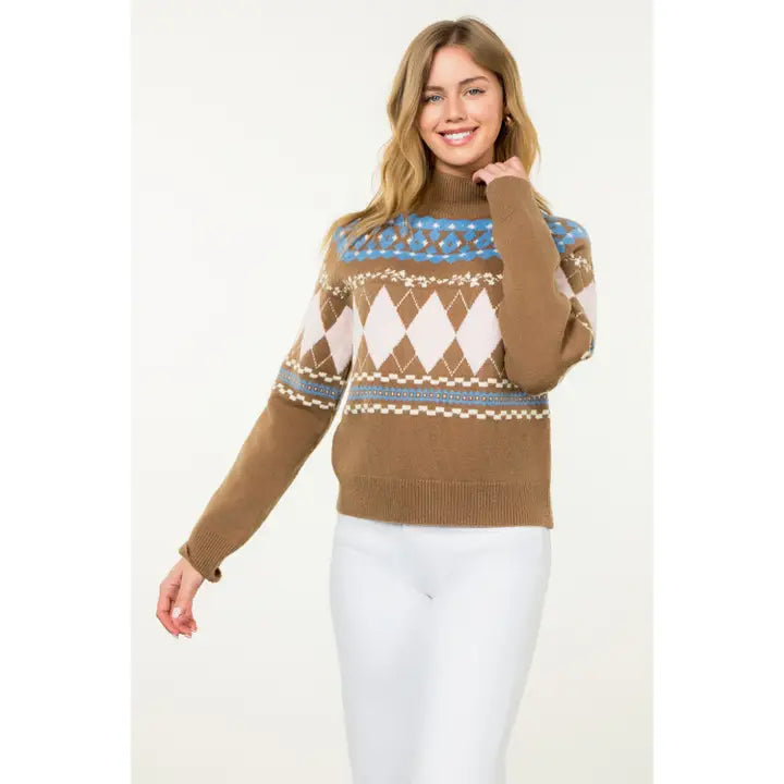Fair Isle Argyle Sweater