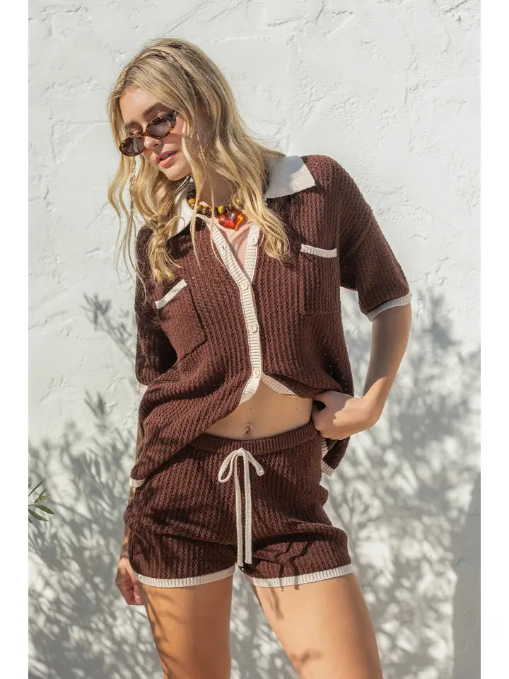 Vintage Cocoa Crochet Set