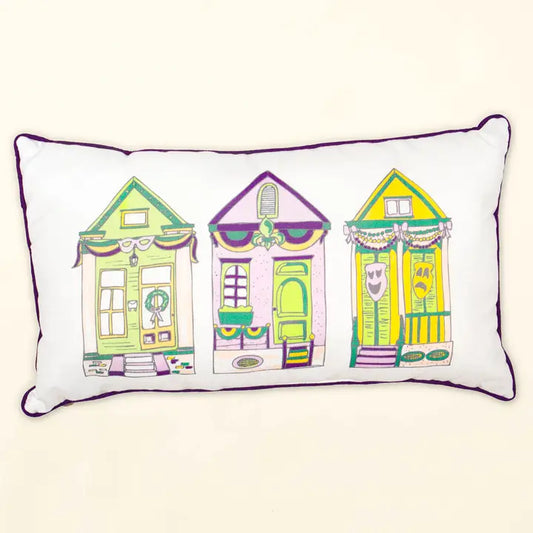 Mardi Gras Lumbar Pillow