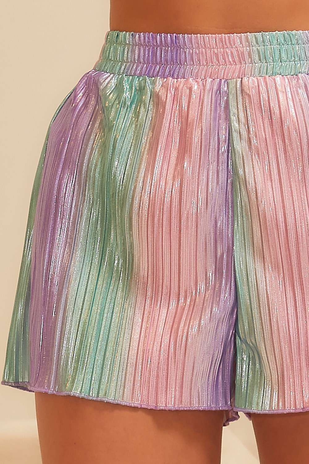 Pastel Mardi Gras Short