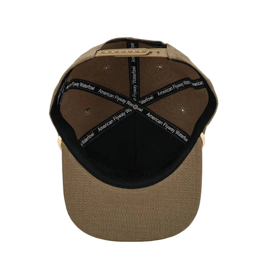 Flying Wood Duck Brown RipStop Hat