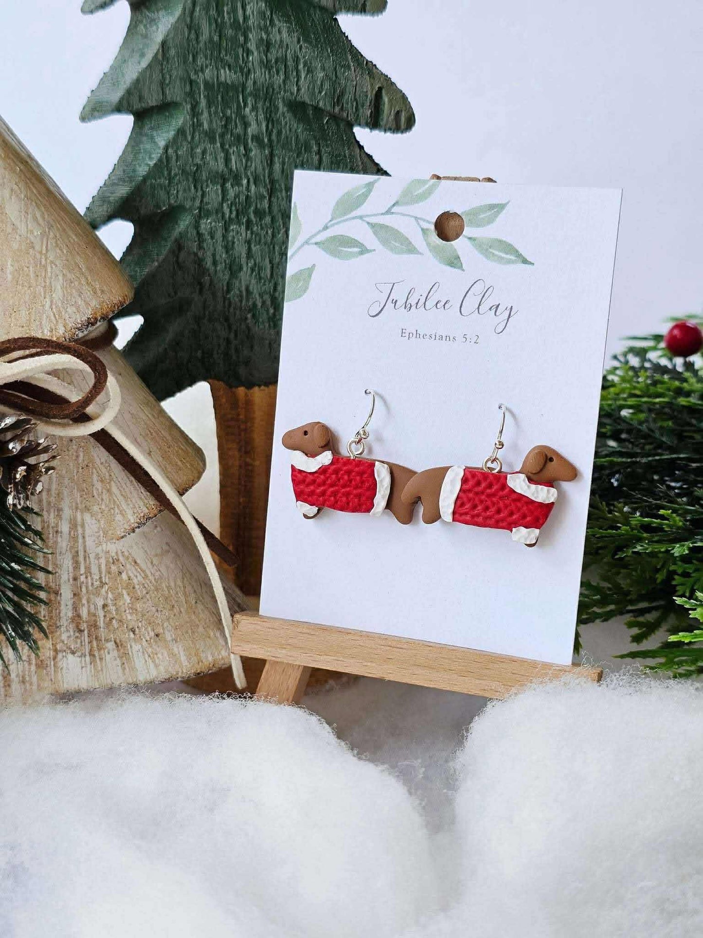 Jubilee Clay Dangle Earrings