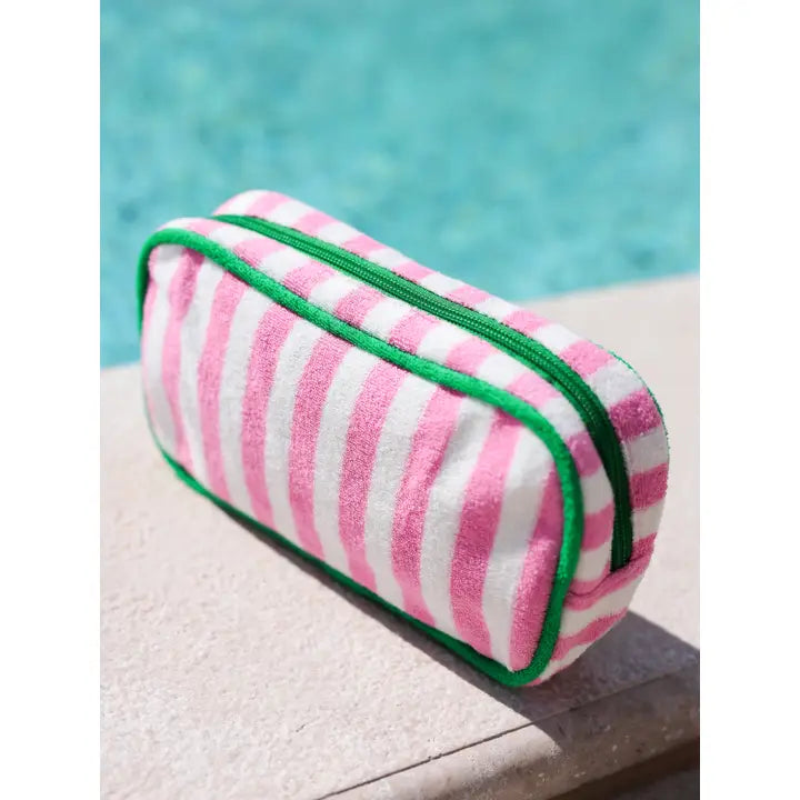 Cabana Stripe Small Zip Pouch