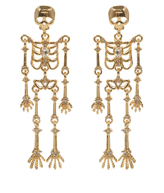 Skeleton Drop Earrings