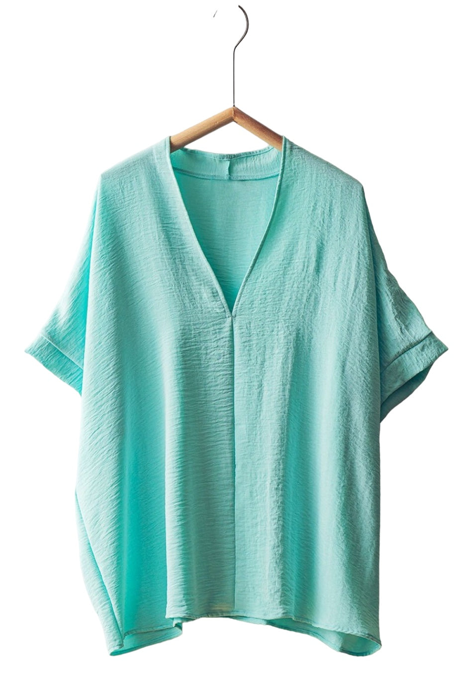 Oversized V Neck Top