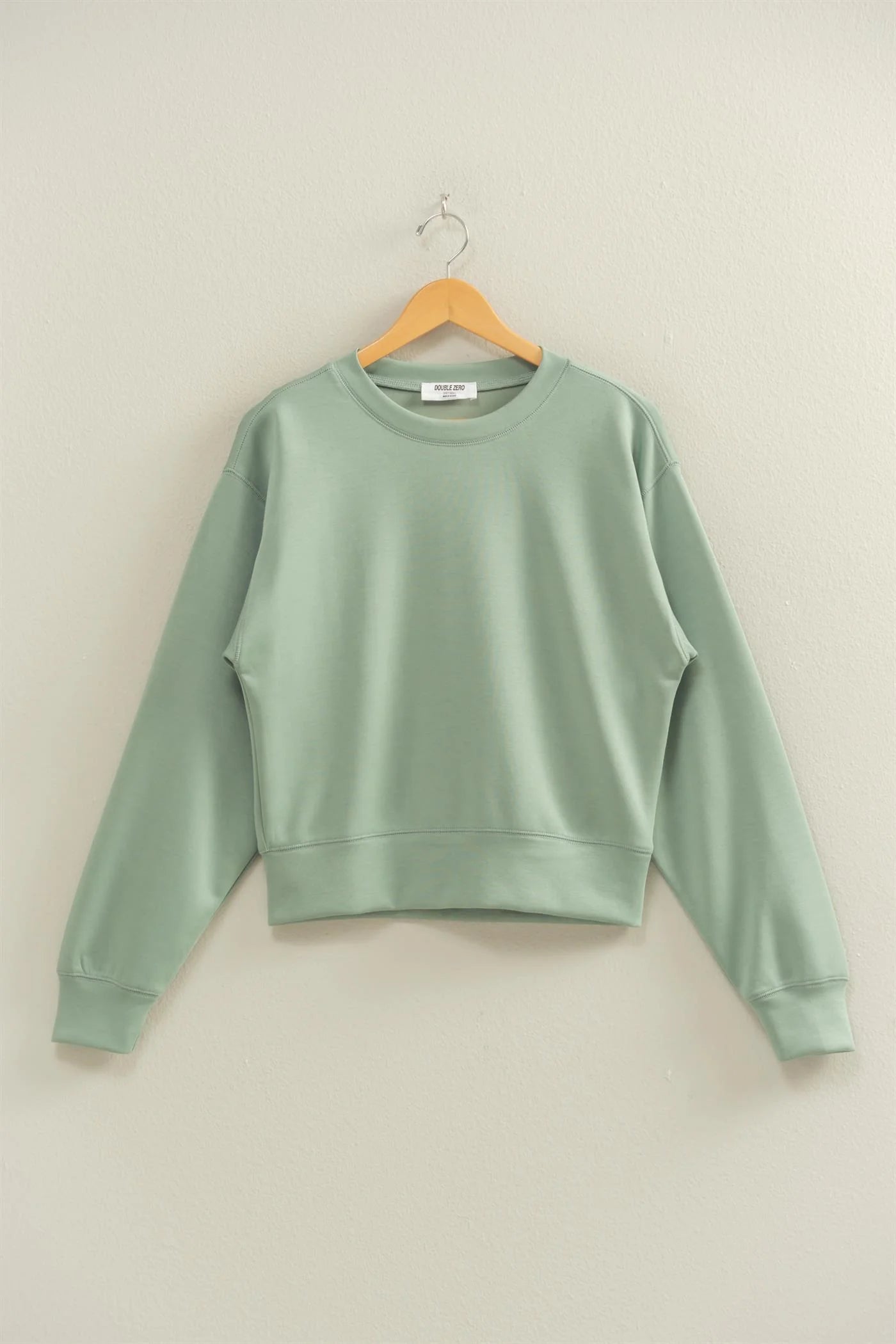 Double Knit Classic Crew Neck Sweatshirt