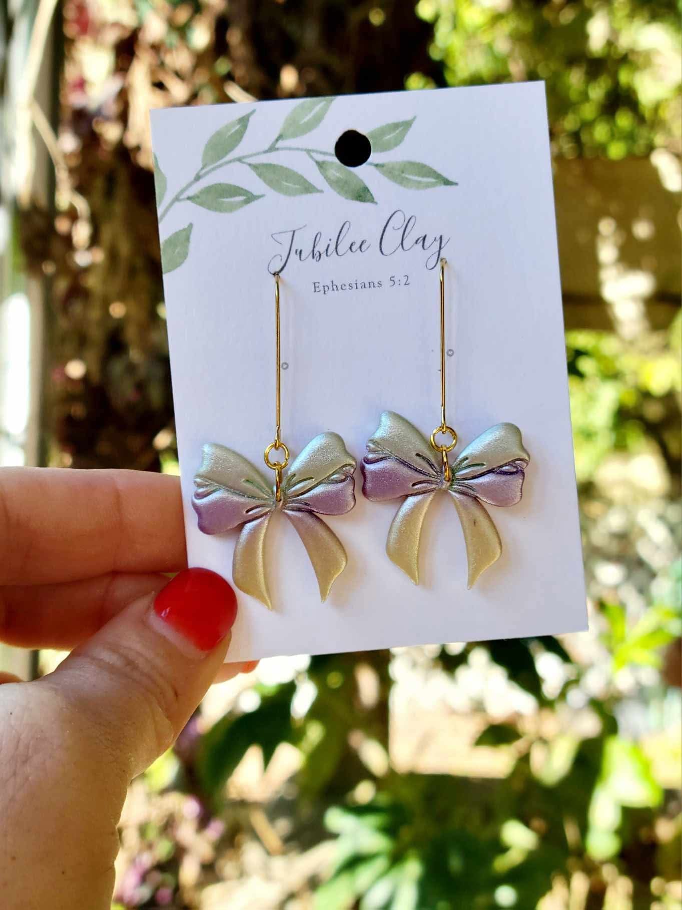 Jubilee Clay Dangle Earrings