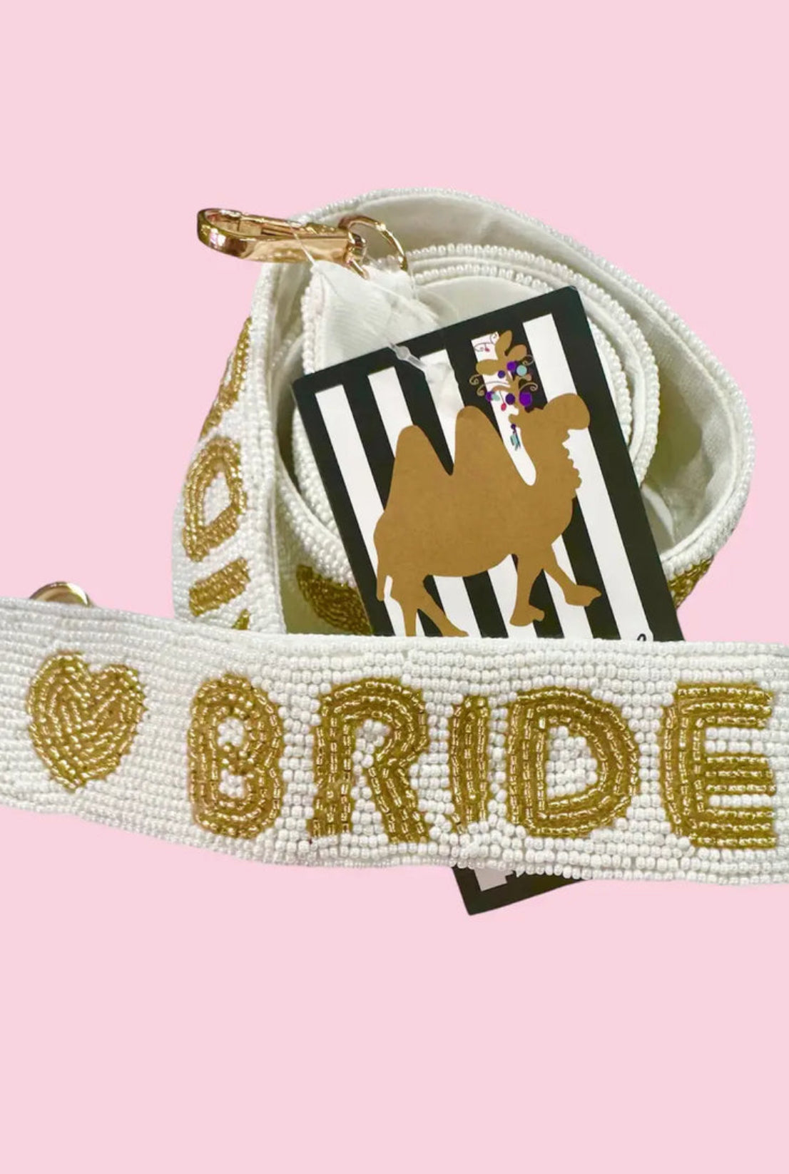 Bride Beaded Purse Strap