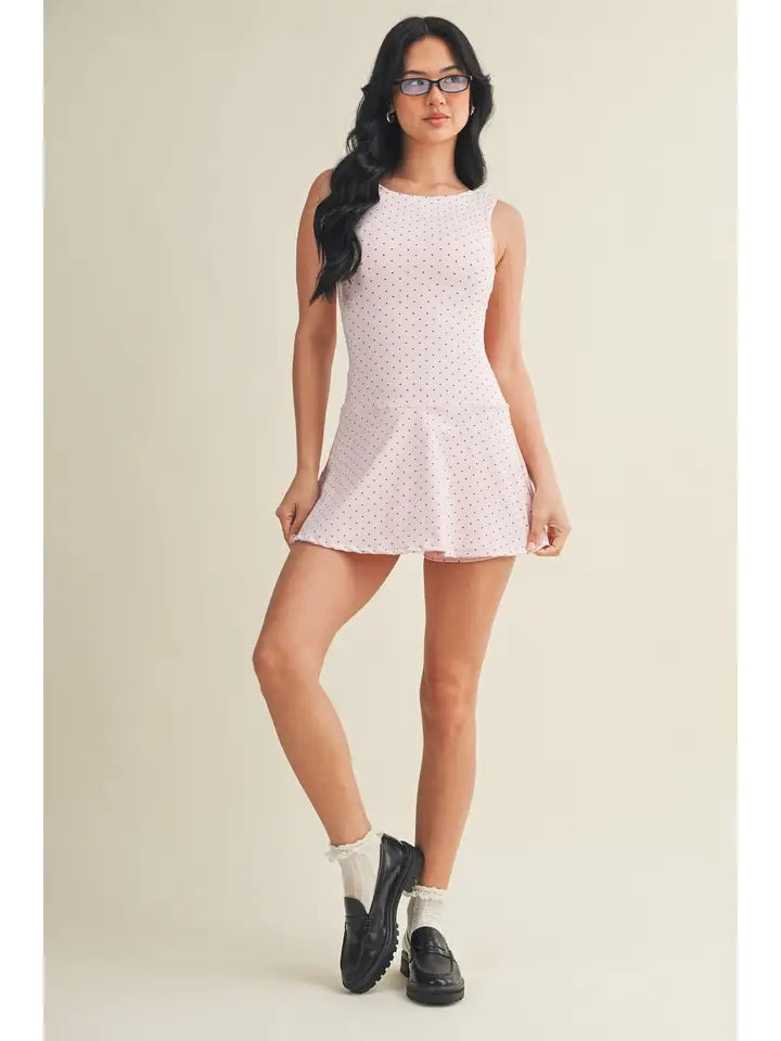 Polka Dot Mini Dress