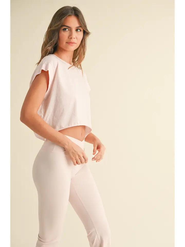 Cutout Back Layering Tee