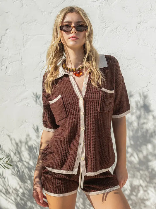 Vintage Cocoa Crochet Set