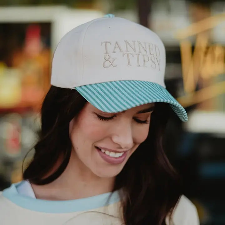 Tanned & Tipsy Two-Tone Hat