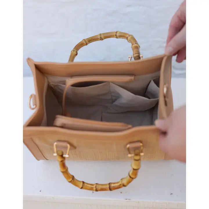 Kennedy Tote Natural Mint