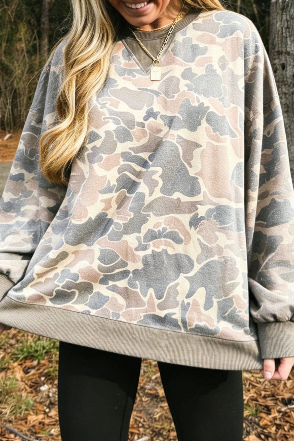 Weekend Camo Pullover