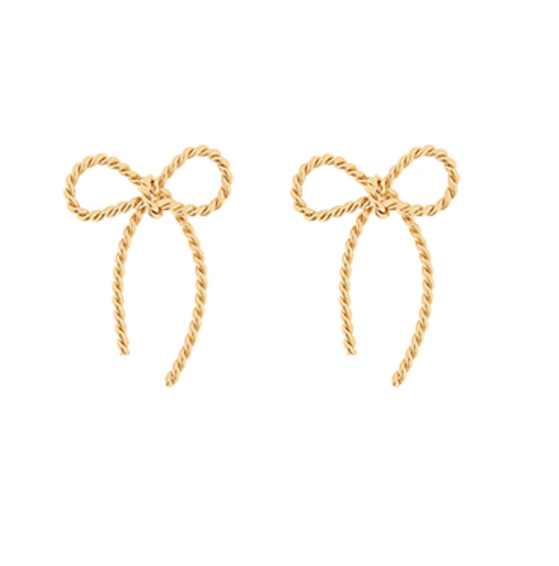 Texture Bow Earrings