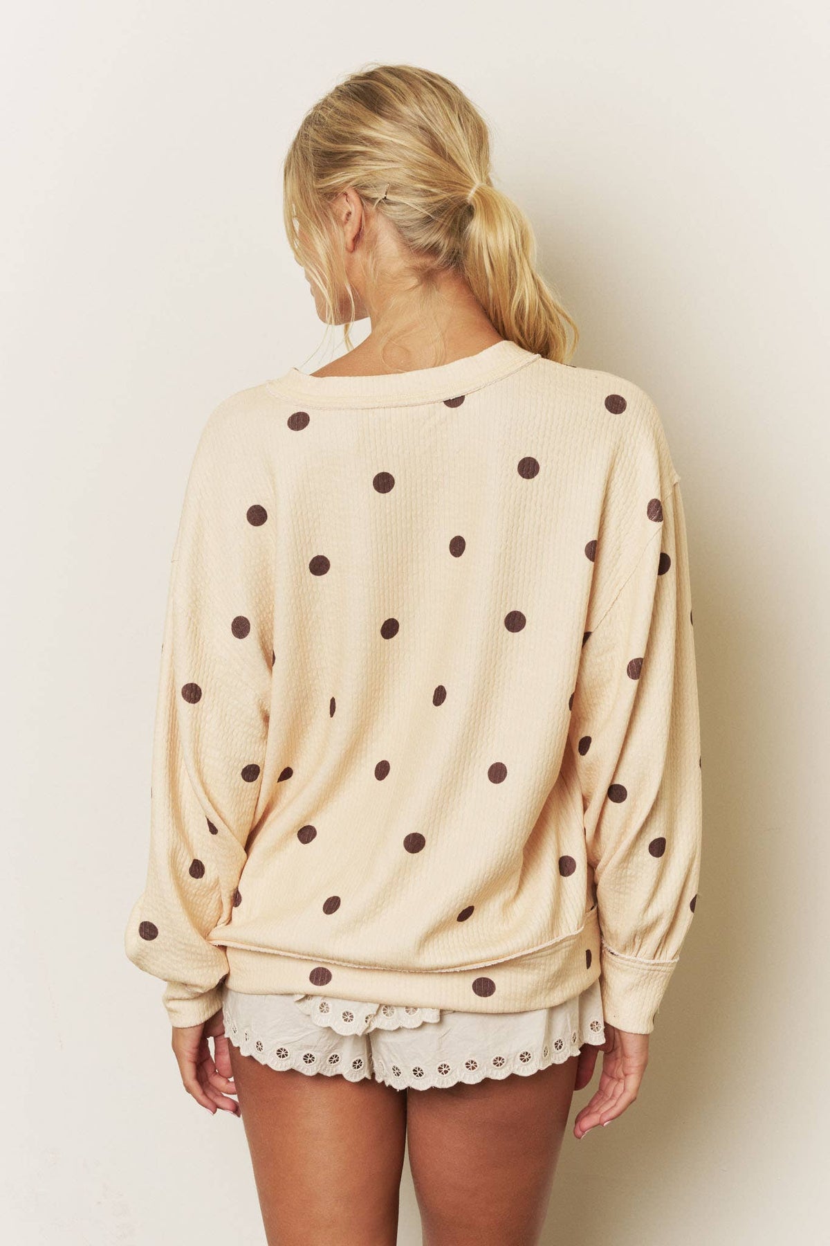 Cocoa Dot Sweater