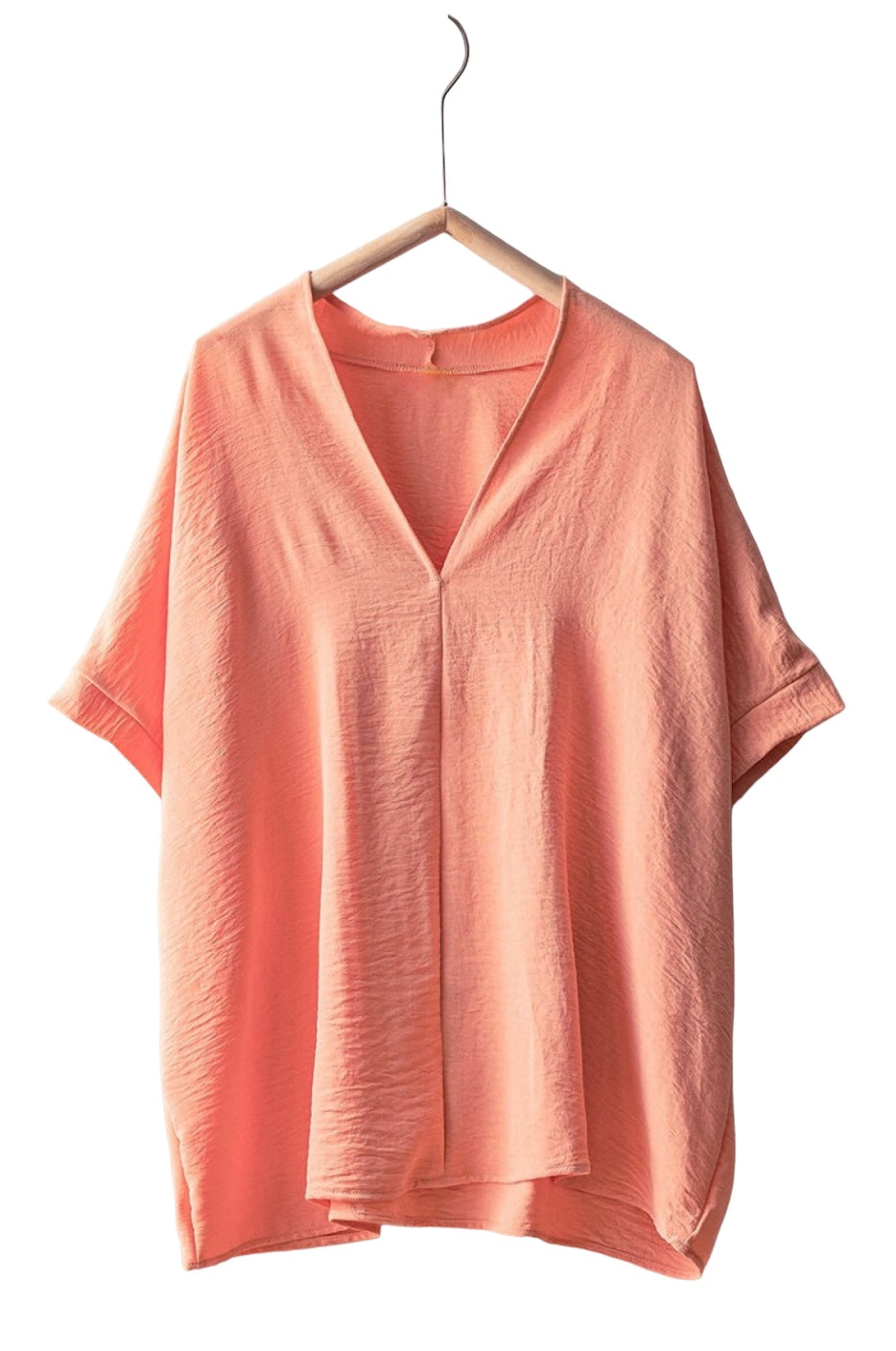 Oversized V Neck Top