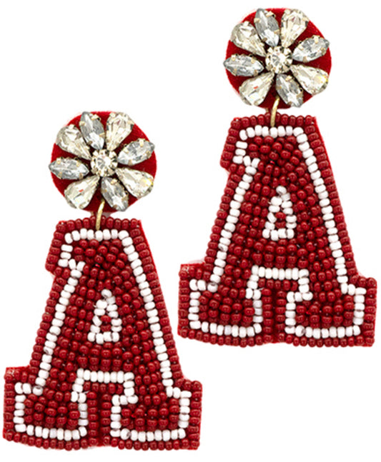 Letter “A” Earrings