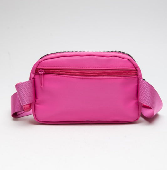 Cross Body Belt Bag Fuchsia