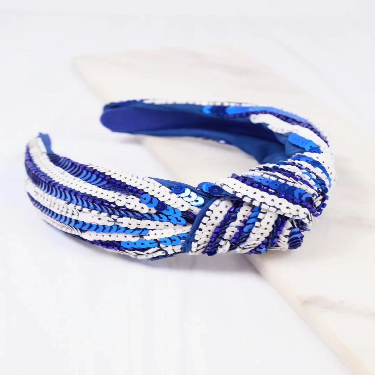 Sequin Striped Headband