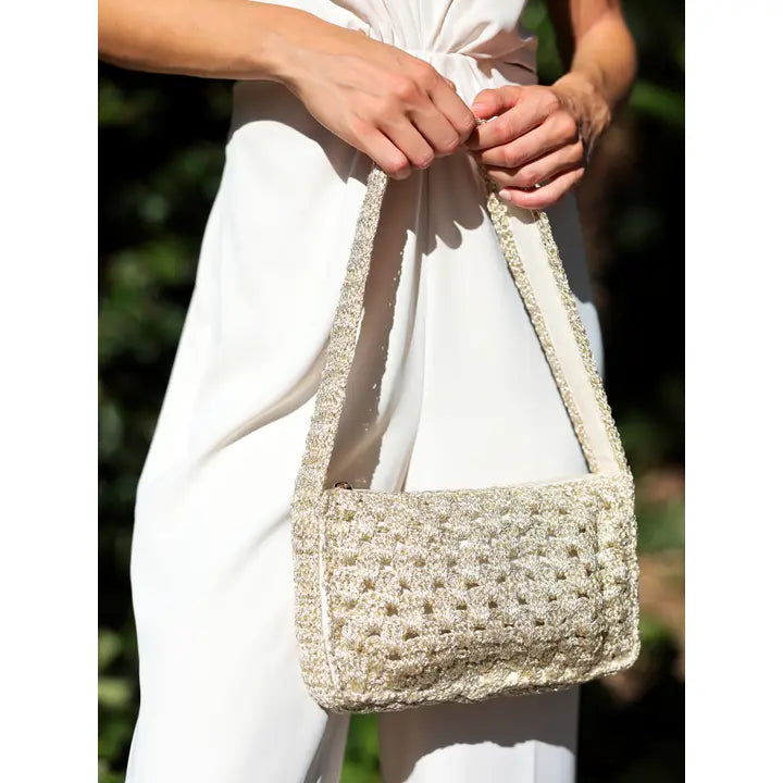 Luna Crochet Shoulder Bag
