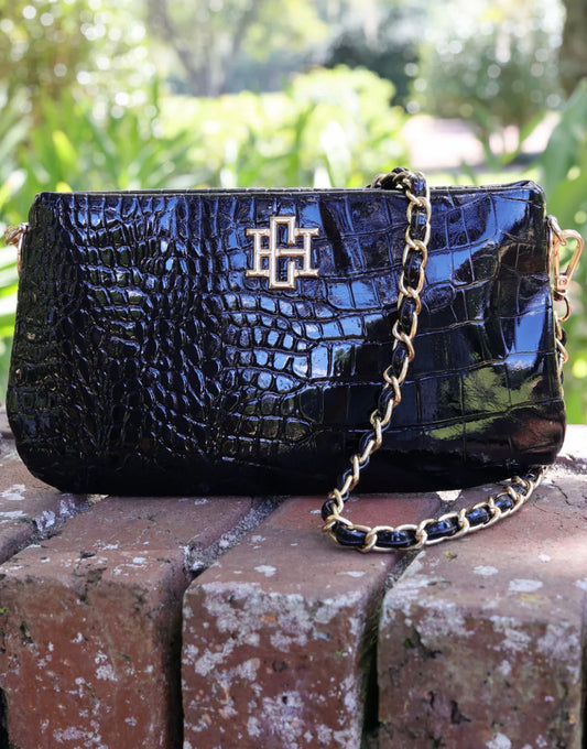 Livi Crossbody Black Patent