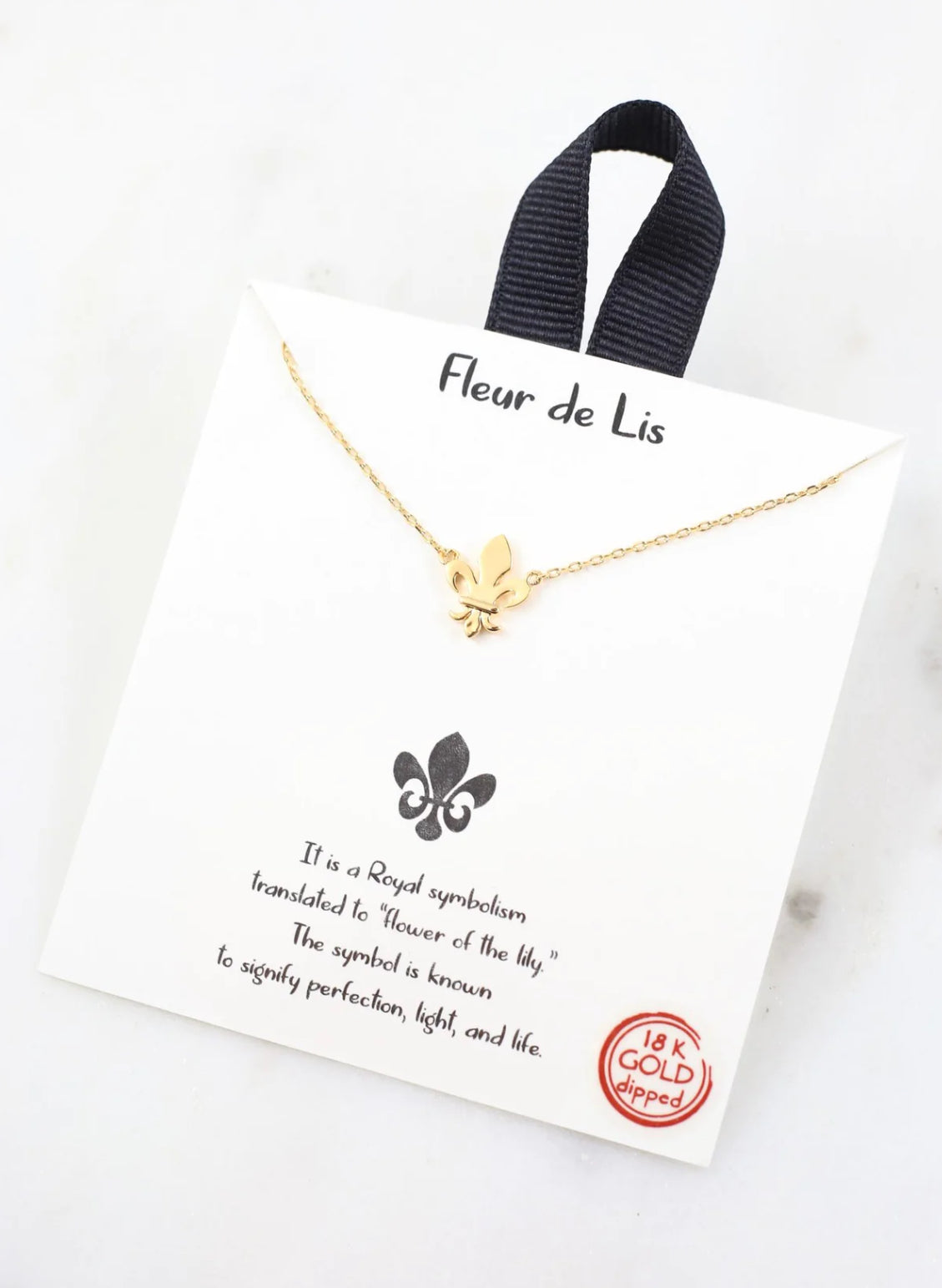 Royal Fleur de Lis Necklace