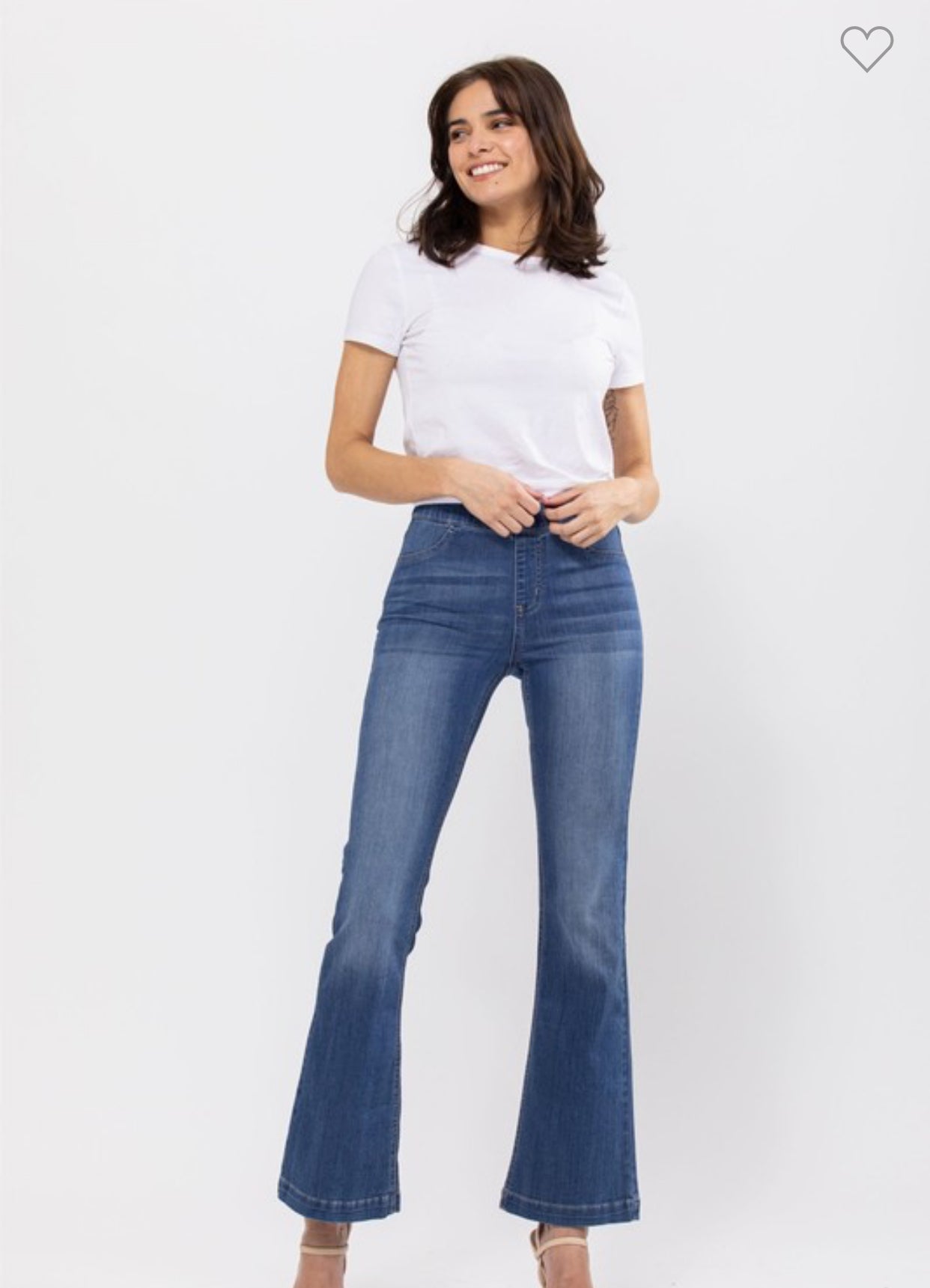 Cello Medium Wash Flare Jegging