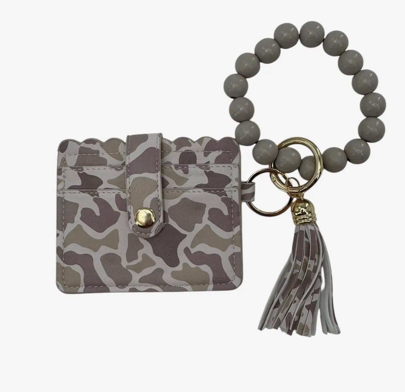 Lulu Mac Beaded Wristlet ID Wallet