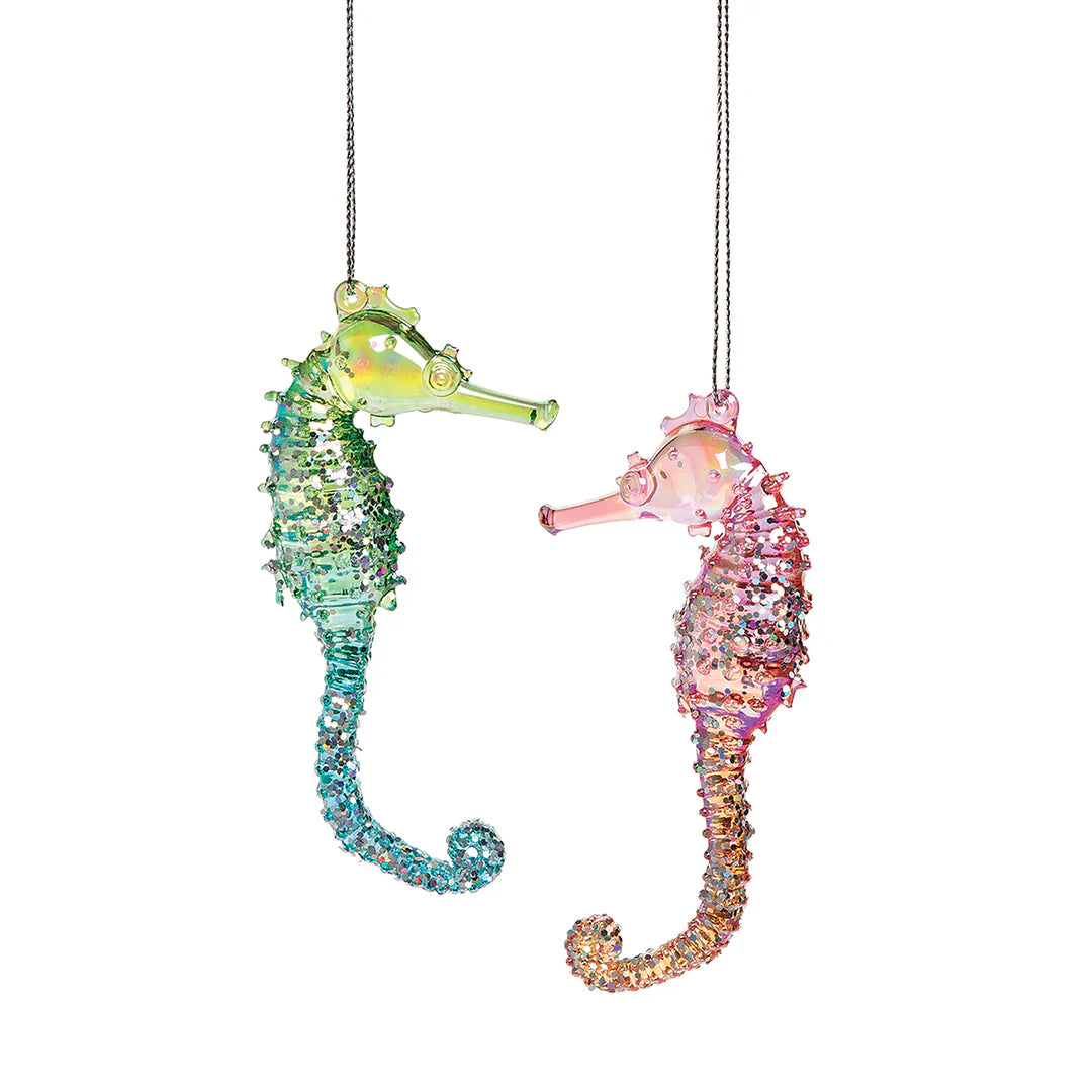 Sparkle Seahorse Ornament