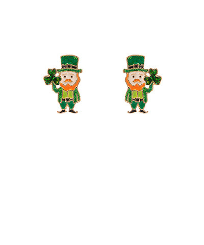 Leprechaun Stud Earrings