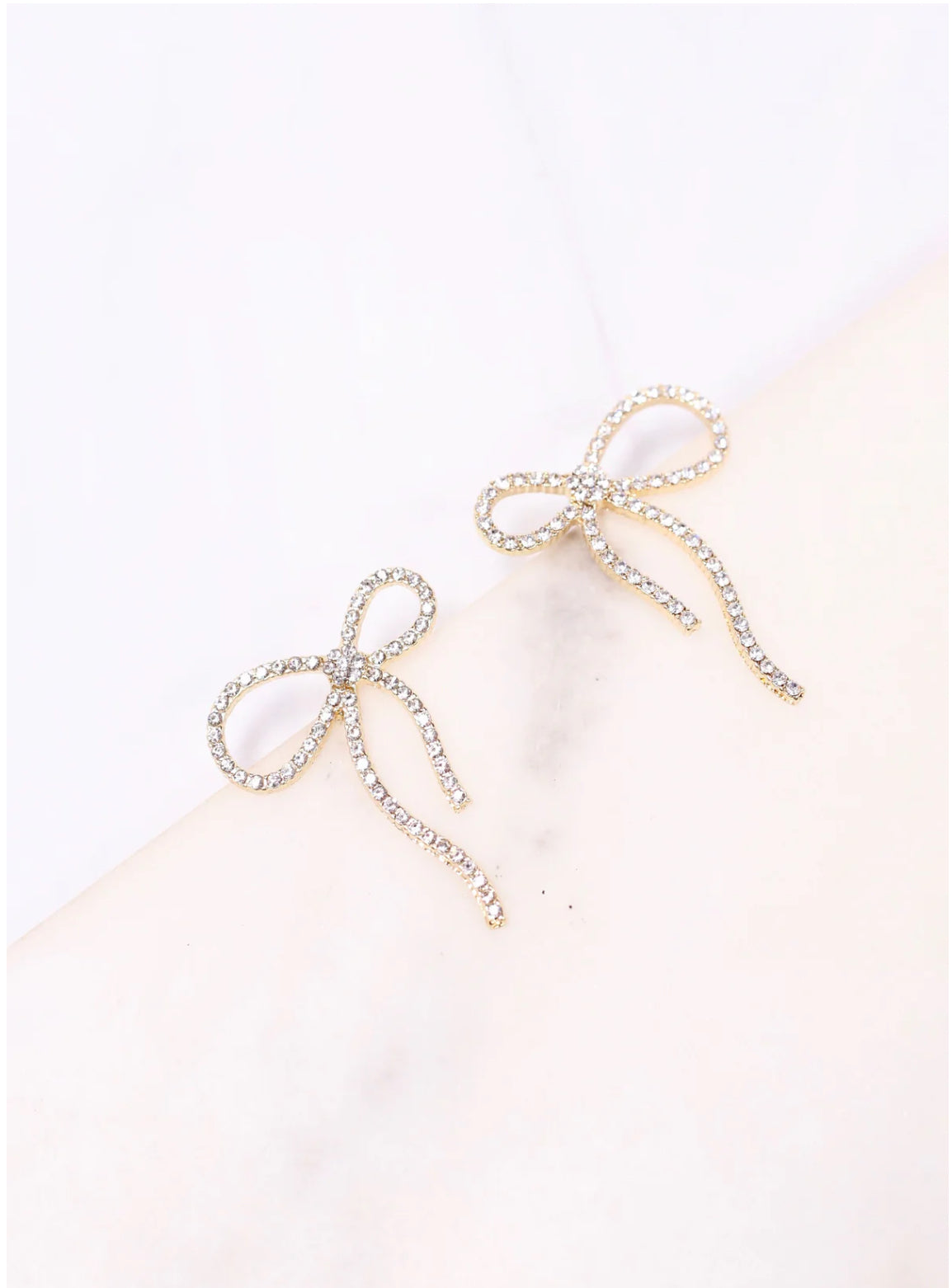 CZ Bow Earring