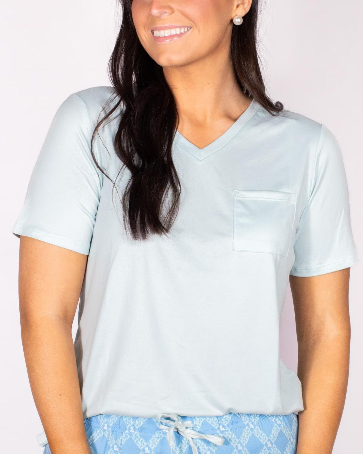 Highlands V-Neck Pocket Tee