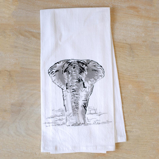 Elephant Tea Towel