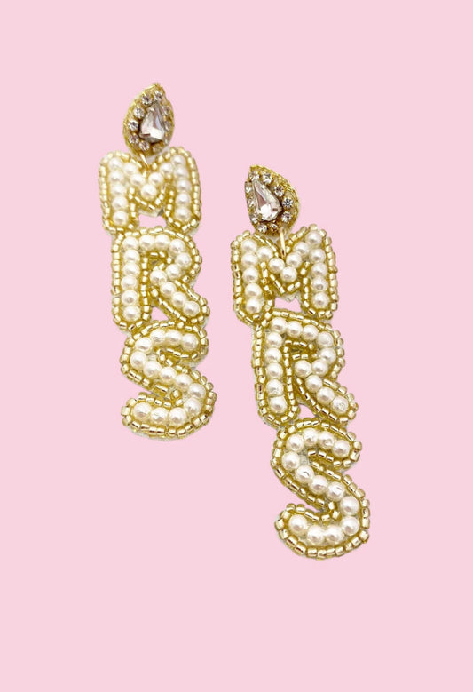 Mrs Pearl Earrings