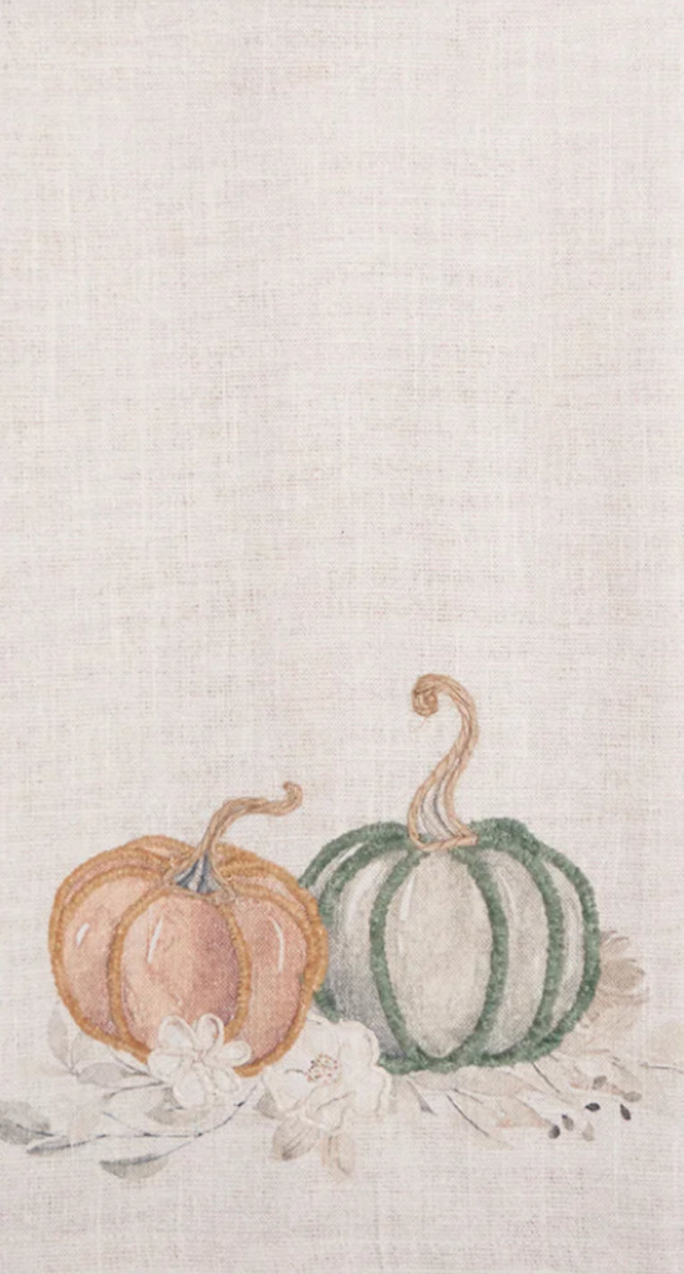 Autumn Fields Pumpkin Kitchen Towel