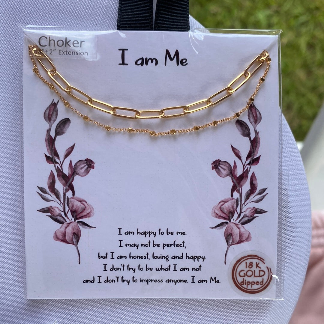 I am Me Necklace