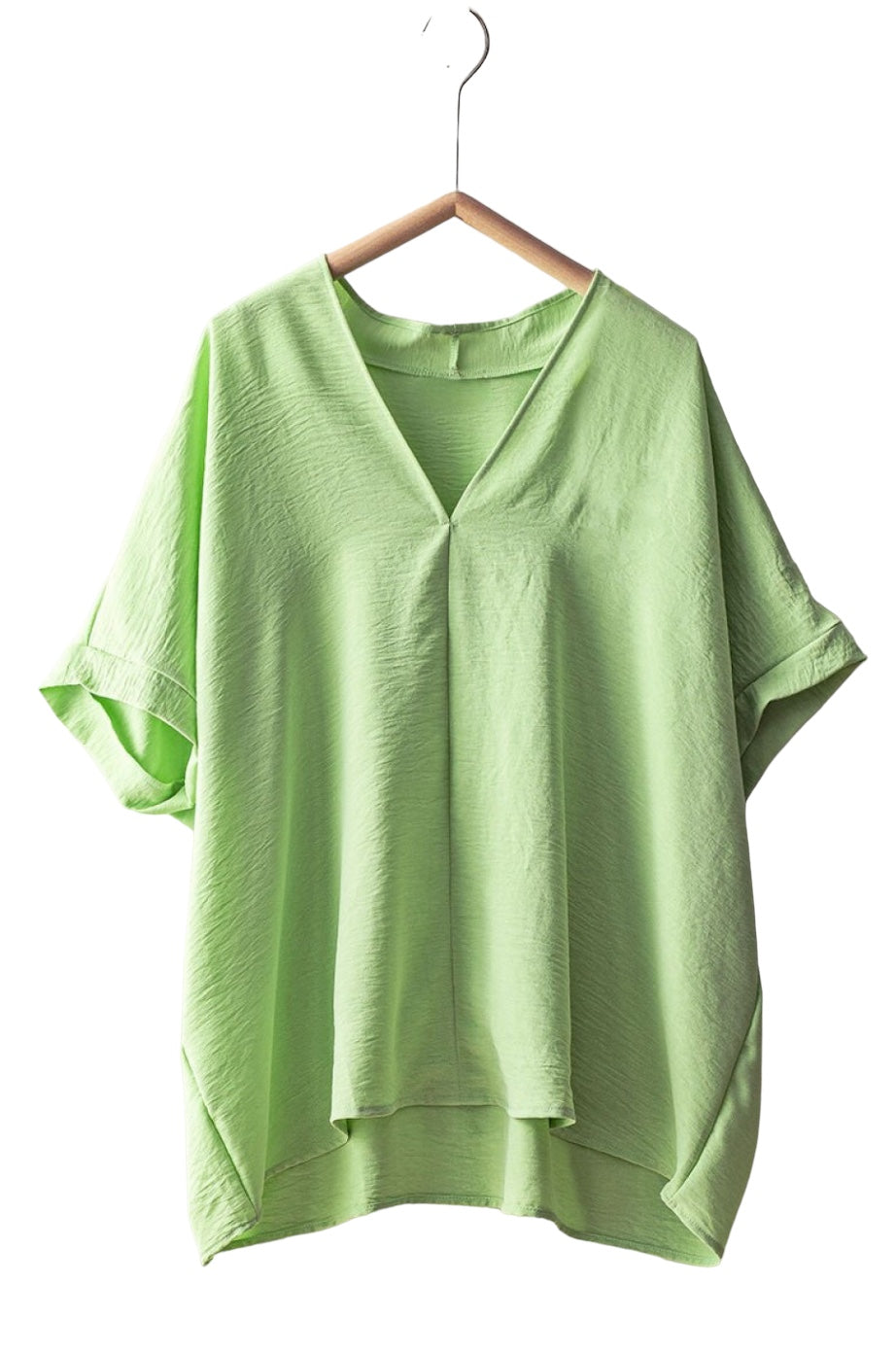 Oversized V Neck Top