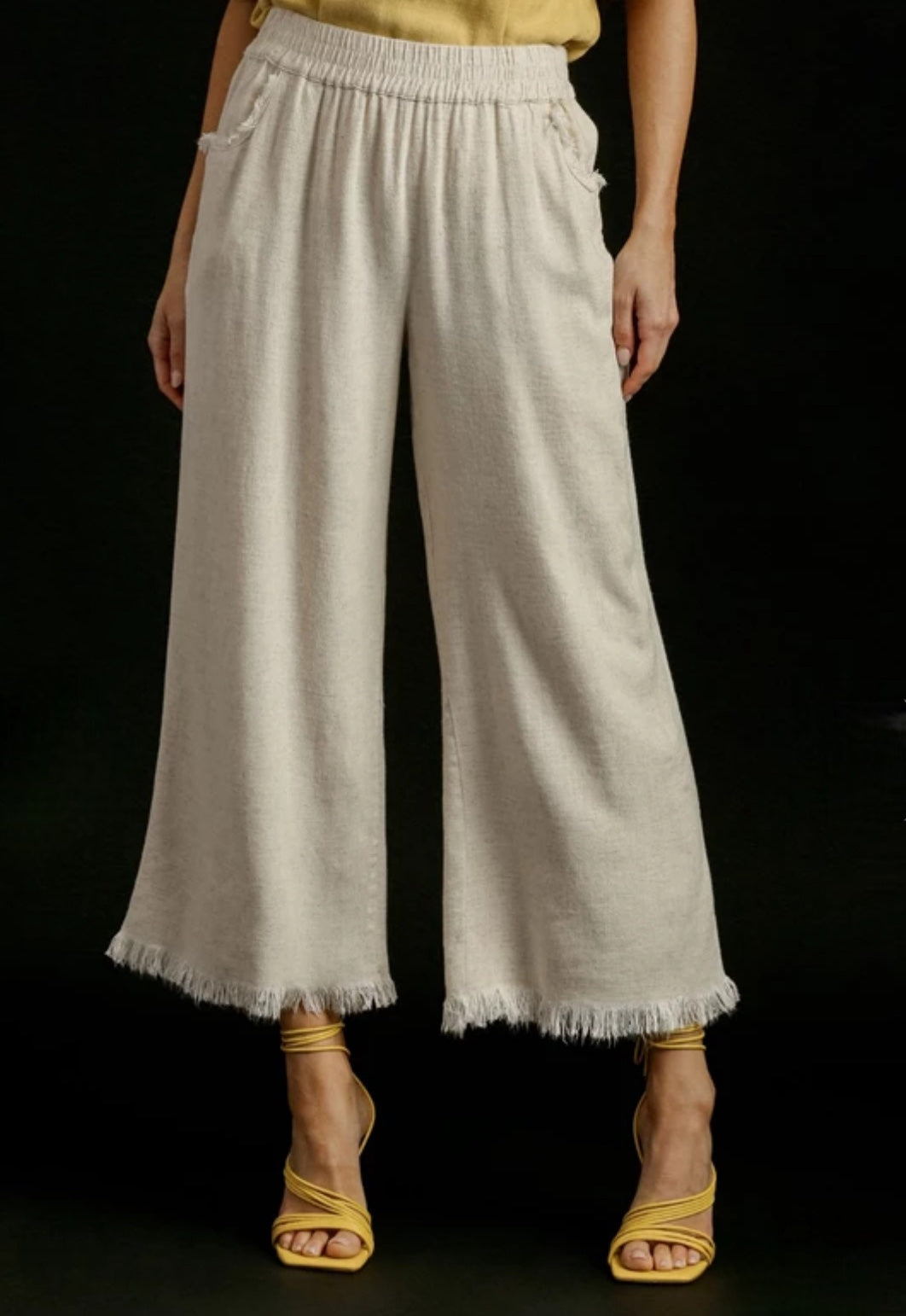 Linen Wide Leg Pants