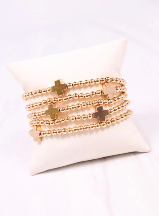 Olstead Cross Bracelet Set