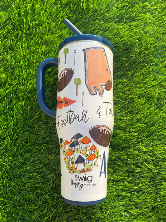 Swig Saturday's in Auburn Mega Mug