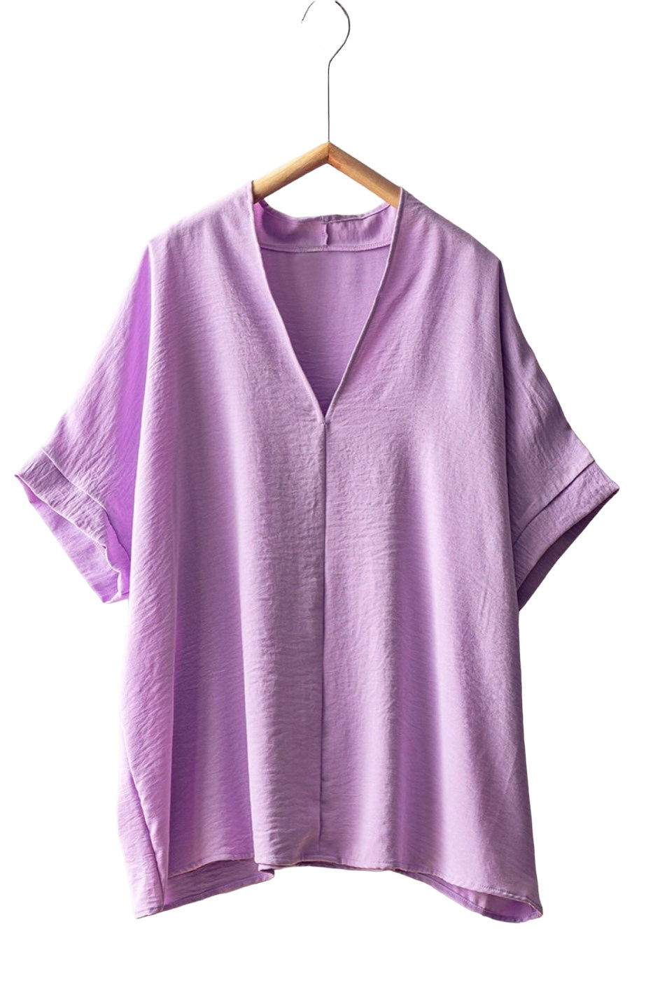 Oversized V Neck Top