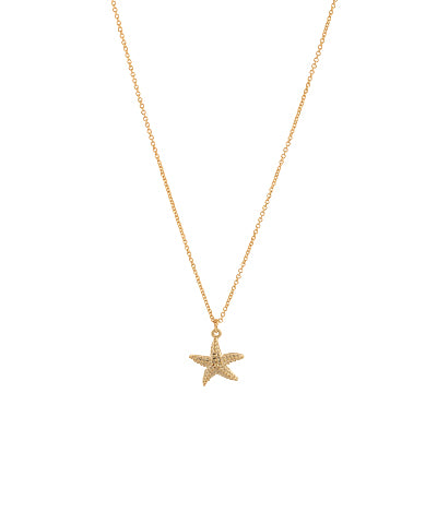 Starfish CZ Necklace